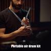 Virtual Electronic Drum Set Electric Pocket Air Drum Kit with Drumsticks Pedals