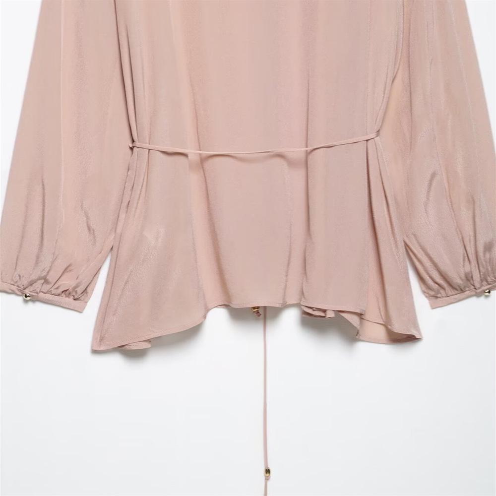 Стильная женская свободная повседневная рубашка для работы Весна/Лето 2025