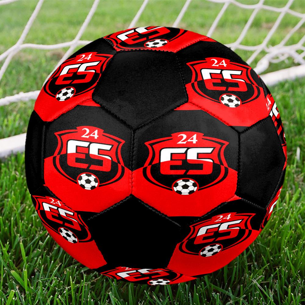24 Erzincanspor Футзальный Мяч Цветной Для Всех Возрастов Размер 5 Машинная Строчка ПВХ Готов к Соревнованиям Прочный Высокий Отскок