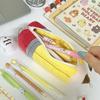 Kawaii Plush Pencil Case Cartoon Stationery Bag Pencil Shaped Bag  School Supplies