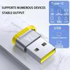7A Type C Female на USB A Male OTG Адаптер Зарядное устройство Передача данных Конвертер USB C Для телефона Планшета Xiaomi