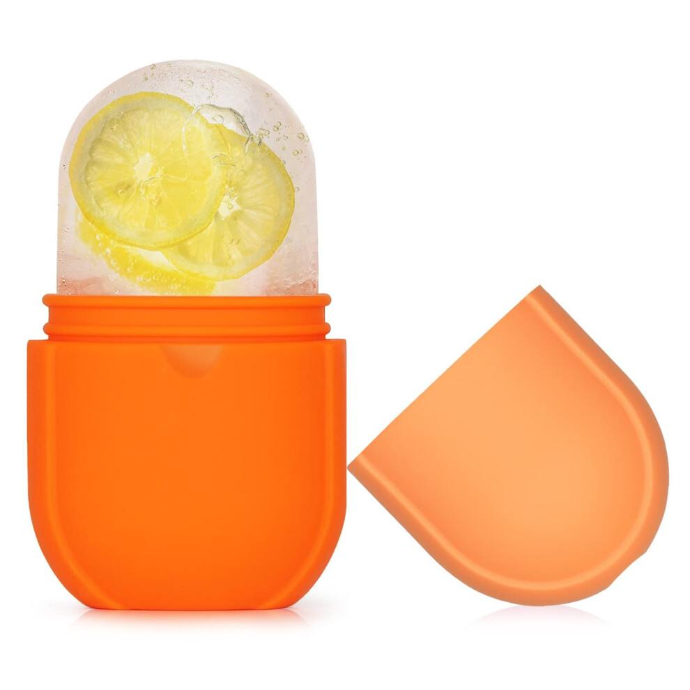 Ice Roller for Face and Eye, Upgrated Ice Face Roller Puffiness Relief Ice Roller Skin Care Tools, Ice Facial Cube, Gua Sha Face Massage, Silicone Ice