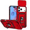 Чехол-бампер с защитой камеры и магнитным кольцом-держателем для iPhone 17 Air 16 15 14 13 12 11 Pro Max XS X XR 7 8 Plus