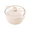 Silicone Steamer for Microwave Steamer for and Noodles Cooking, Single-Serving Pot, Steaming, Stewing, (Ivory, 500ml)