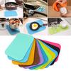 Puntos  Kitchen Silicone Heat Resistant Table Mat Non-slip Pot Pan Holder Pad Cushion