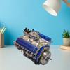 Модель двигателя V8 из смолы, статуэтка двигателя V8 Small-Block, миниатюрная фигурка двигателя V8, коллекционный подарок для взрослых автолюбителей