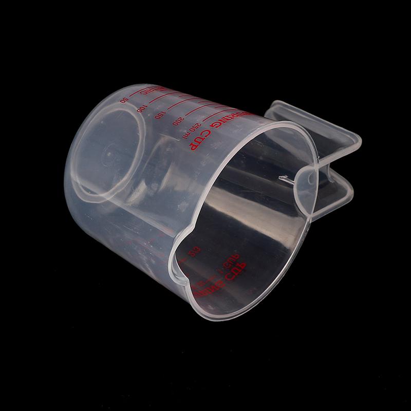 Plastic Clear Measuring Cup Mesure Dish 250/500/1000Ml Liquid Scale Plastic