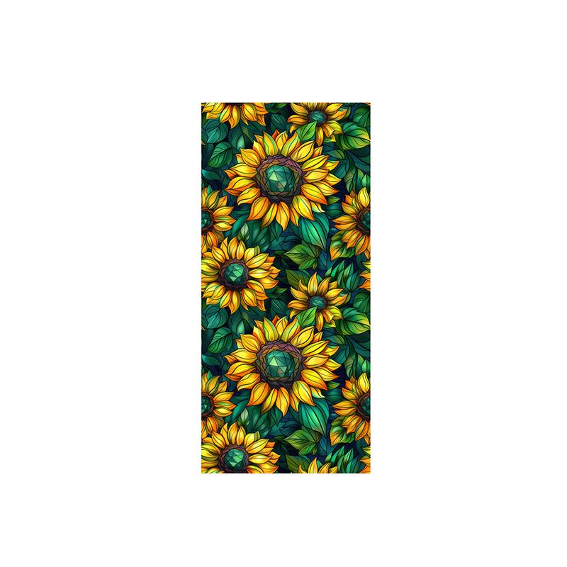 1PC Window Privacy Film Floral Window Film Stickers Non Adhesive Static Cling Glass Stickers