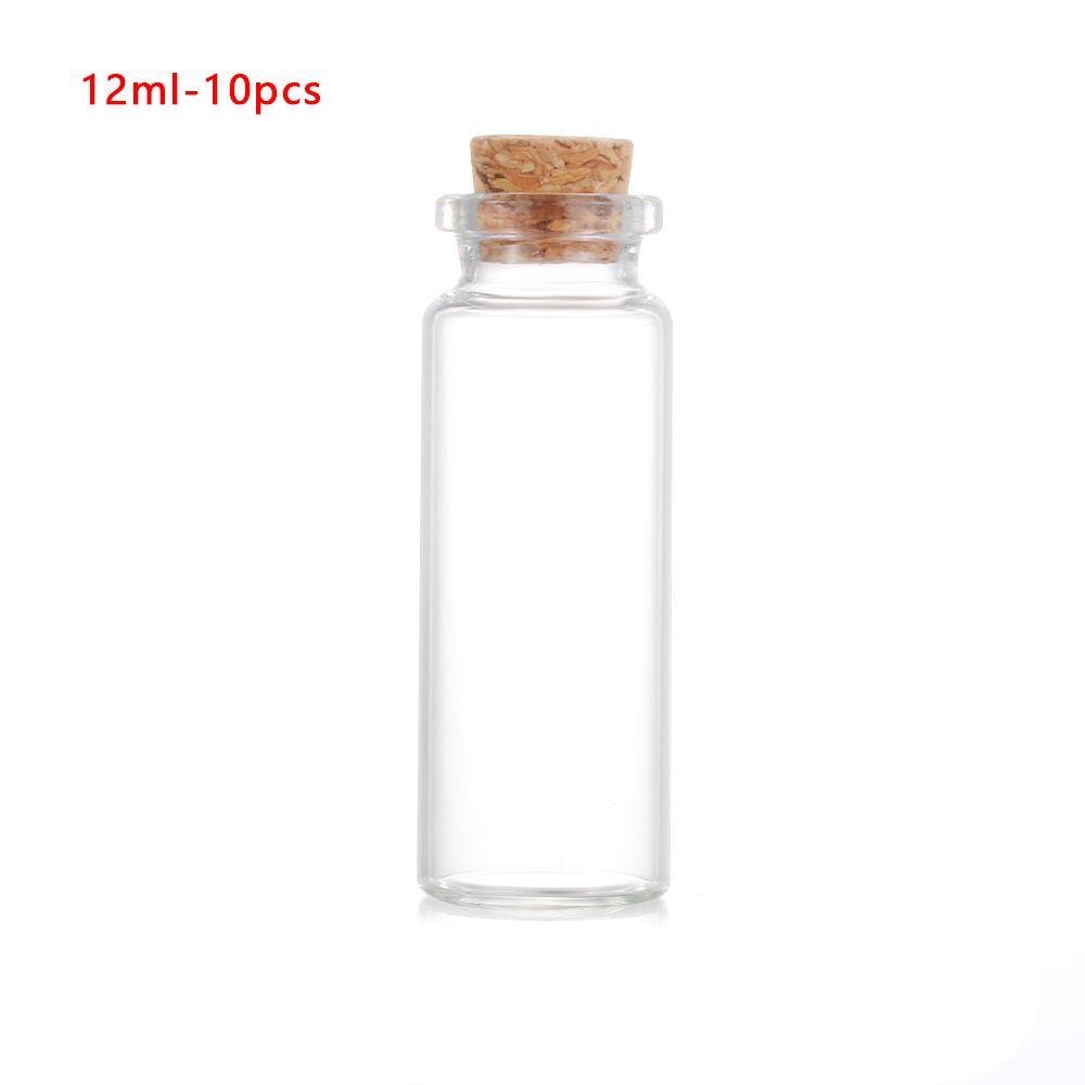 Wishing Tiny Small Mini Containers Message Bottles Transparent Wishing Bottle With Cork Stopper