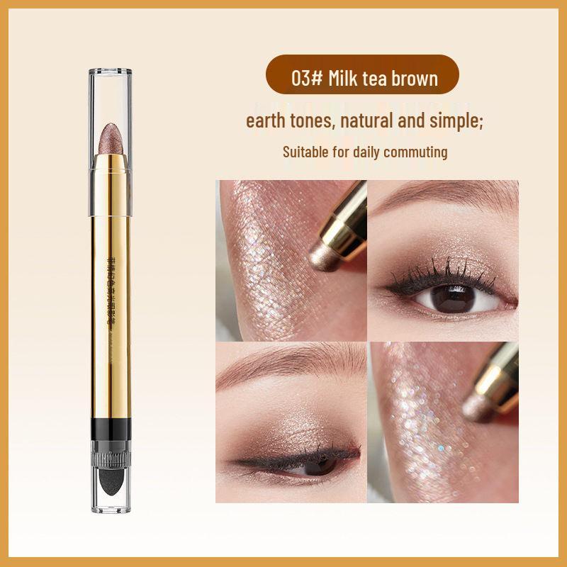 Dual-Headed Non-Smudging Eyeshadow & Highlighter Pen for Under-Eye Contouring - Ideal for Beginners and Students