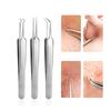 Quality Stainless Steel Blackhead Extractor Blackhead Remover Tweezer for Pimple Blemish Comedones