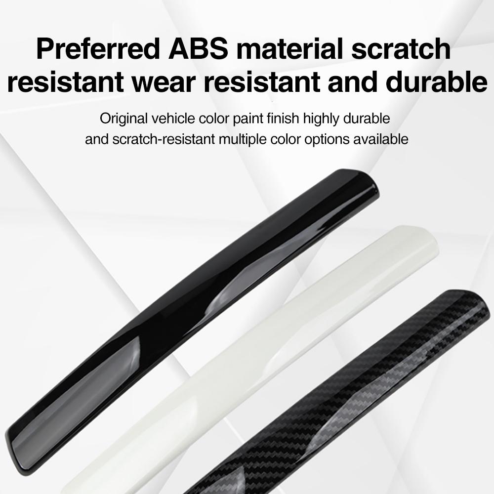 Heenvn 2Pcs Car Rear View Mirror Anti-colision Protector Strip For Tesla Model 3 Highland Model Y Juniper 2025 2026 ABS Carbon