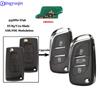 Jingyuqin Ce0523 ASK/FSK 2/3 Button Remote Car Key For Citroen C2 C3 C4 C5 433Mhz ID46 Modified Flip Folding Car Key Control