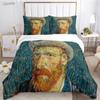 Van Gogh Art Cute Kawaii Пододеяльник Одеяло Постельное белье Мягкий пододеяльник и наволочки для подростков Односпальная/Двуспальная/Queen/King
