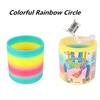 Large Rainbow Magic Springs Circle Toys Children Birthday Party Favors Giveaway Gifts Souvenir Kindergarten Guest Pinata Fillers