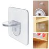 10pcs Adhesive Holders Wall Hangers Hooks Shelf Support Partition Bracket SupportRack