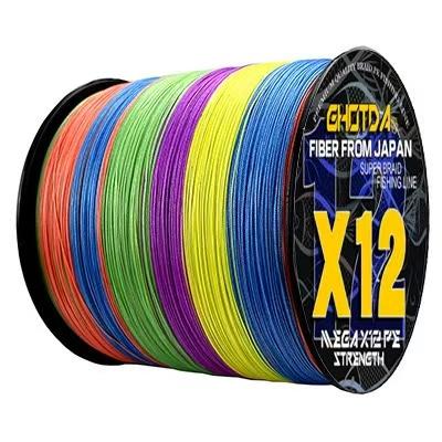 Высококачественная 300-метровая 12-жильная плетеная леска Super Wear Resistant PE Леска Super Smooth Braided Line