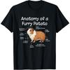 Anatomy of a Furry Potato Guinea Pig Rodent Pet Lover T-Shirt