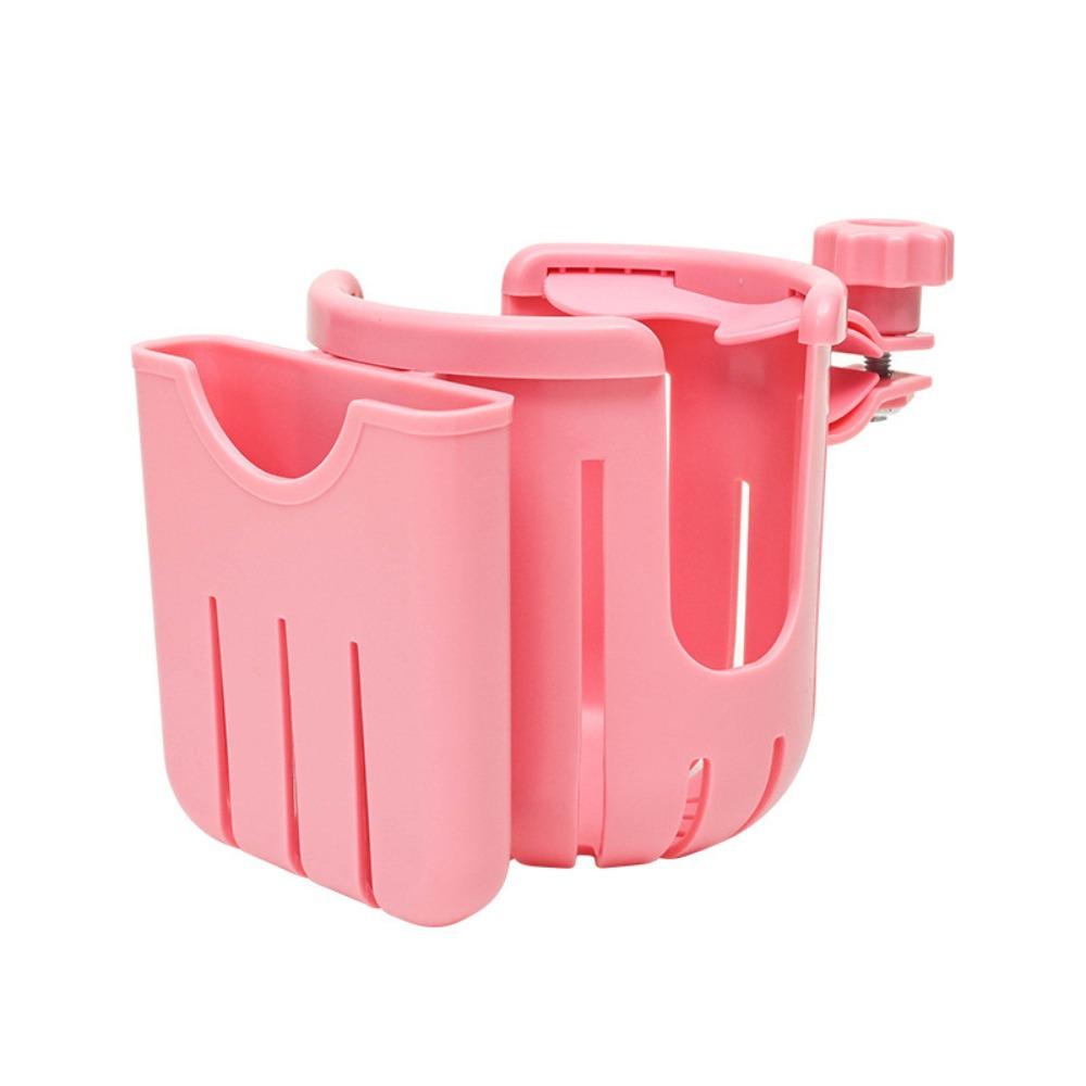 2-in-1 Milk Bottle Rack Baby Pram Mobile Phone Holder Water Cup Holder Stroller Accessories