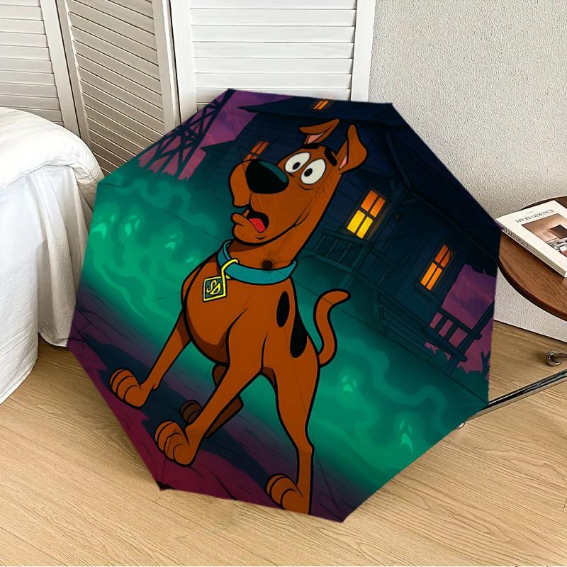 1PC Scooby-Doo Automatic Folding Umbrella | Vibrant Motif & Compact Design for Everyoneyy250930042