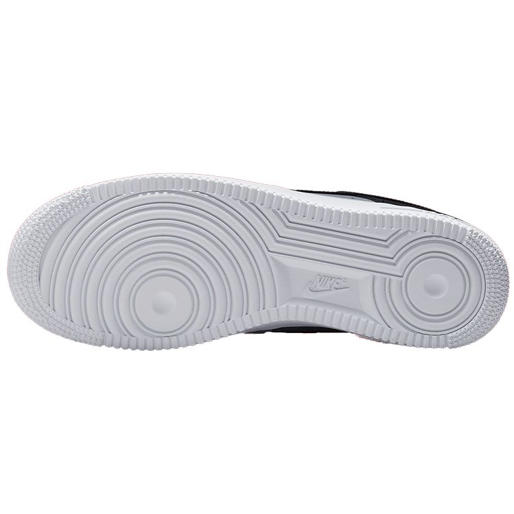 Nike Air Force 1 07 LV8 Черные дымчато-серые мужские кроссовки Pure-Platinum Red-Lava CZ0337-001