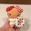 Girl black Holiday Kitty Beach Sunglasses Plush toy Keychain Fashion KT Plushies Doll Bag Pendant Decoration Stuffed