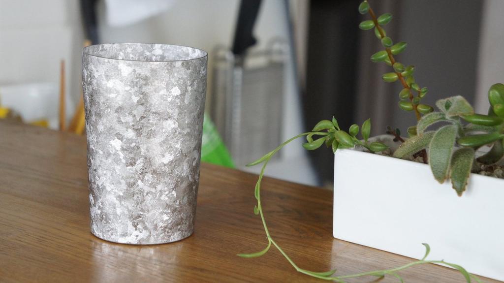 HORIE Made In Niigata Prefecture Titanium Double Tumbler Kiln Making LIGHT 270cc Silver T09KMS270 Tsubame,