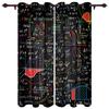 Mathematics Physics Formula Modern Window Curtains for Living Room Luxury Bedroom Blinds Drapes Door Curtains