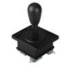 EG STARTS American Style Arcade Competition 2Pin Joystick Black Switchable from 8 Ways Operation, Elliptical Black Handle,