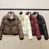 Stand-up collar bread down cotton-padded jacket women's short short winter new cotton-padded jacket for small people