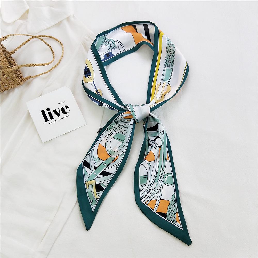 New Scarves Silk Scarves Women'S Spring And Autumn Season Long Decorative Professional Scarves Summer Thin Styles Paired With Shirts Stylish
