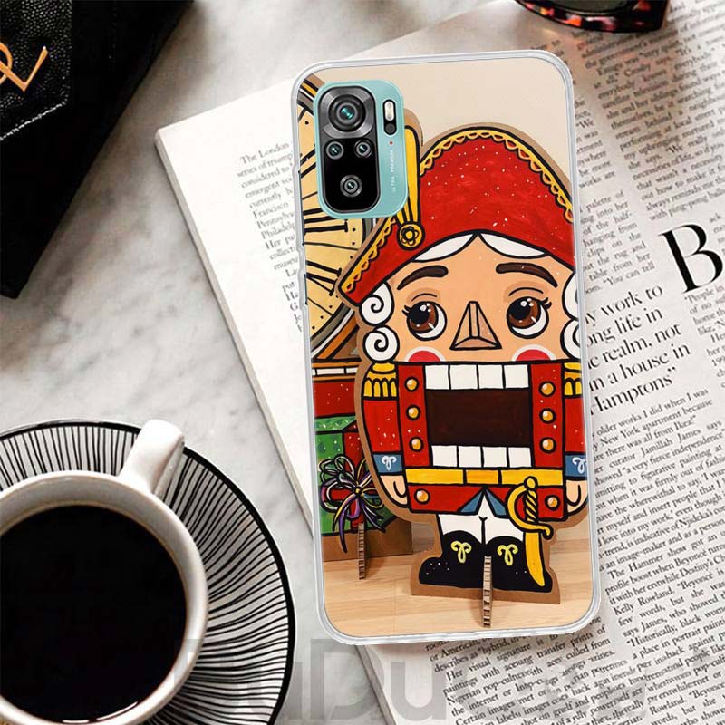 Nutcracker King Cartoon Cover For Xiaomi Redmi Note 14 13 12S 12 11 Pro Plus Phone Case 11S 10S 10 11E 11T 14Pro 13Pro Print Coq