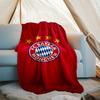 FC Bayern München logo printed throw blanket—soft,warm;versatile blanket for all seasons—perfect as &air-conditioning throw,nap blanket