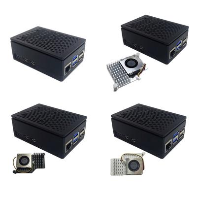 Для RPI 5 Крышка платы ABS литой под давлением чехол протектор коробка Опциональный официальный радиатор с вентилятором