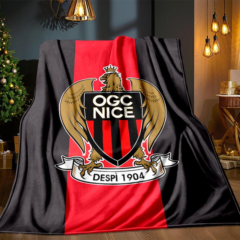 Ogc Nice Crest Artwork Blanket Lightweight Ideal Bedding Blanket Perfect for Travel, Camping, Living Rooms, Offices, Sofas, Fan Christmas gift
