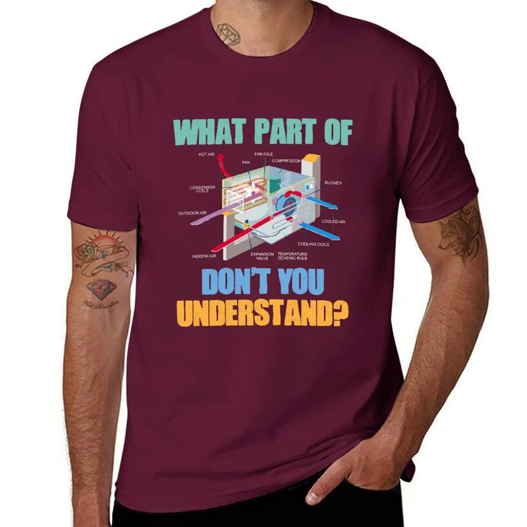 What Part Dont You Understand HVAC Installer T-Shirt essential t shirt custom t shirt tee shirts for men
