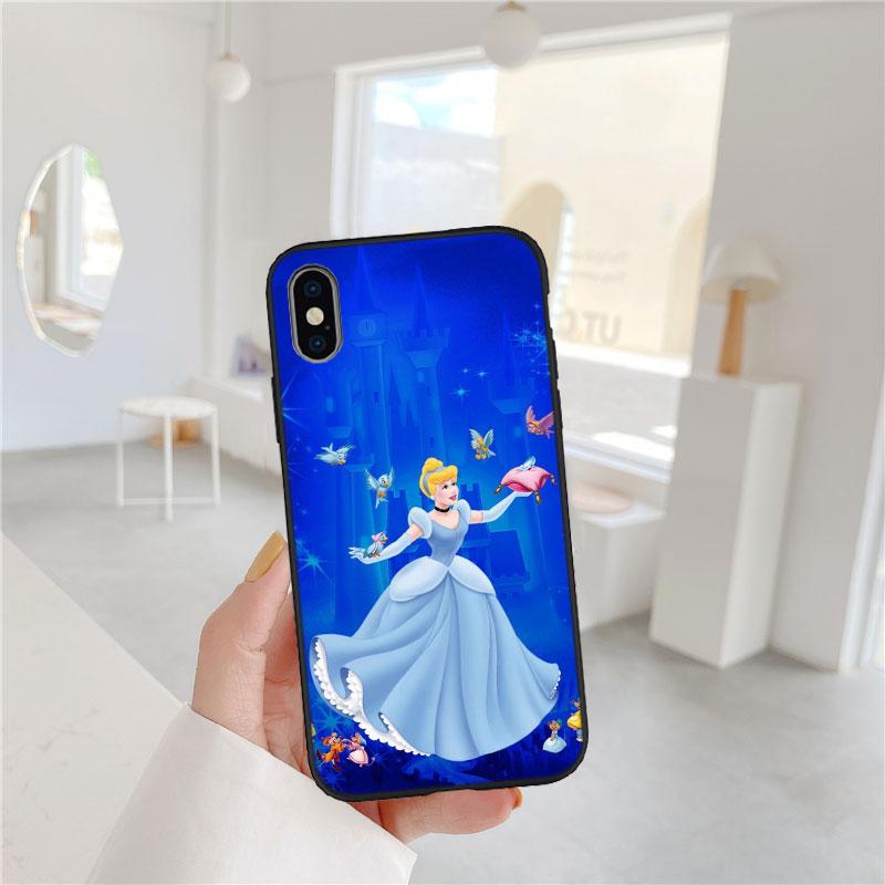 CJ36 Disney Cinderella Soft Shell Phone Case for Samsung Galaxy Note 10 20 S23 S24 S25 Ultra FE Plus Edge Lite A02S A35 A07 A17