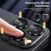 2PCS Metal Glass Camera Lens Protector For iPhone 18 17 16 15 13 11 12 14 Pro Max Plus Mini 18 Ultra Air Lens Cover Accessories
