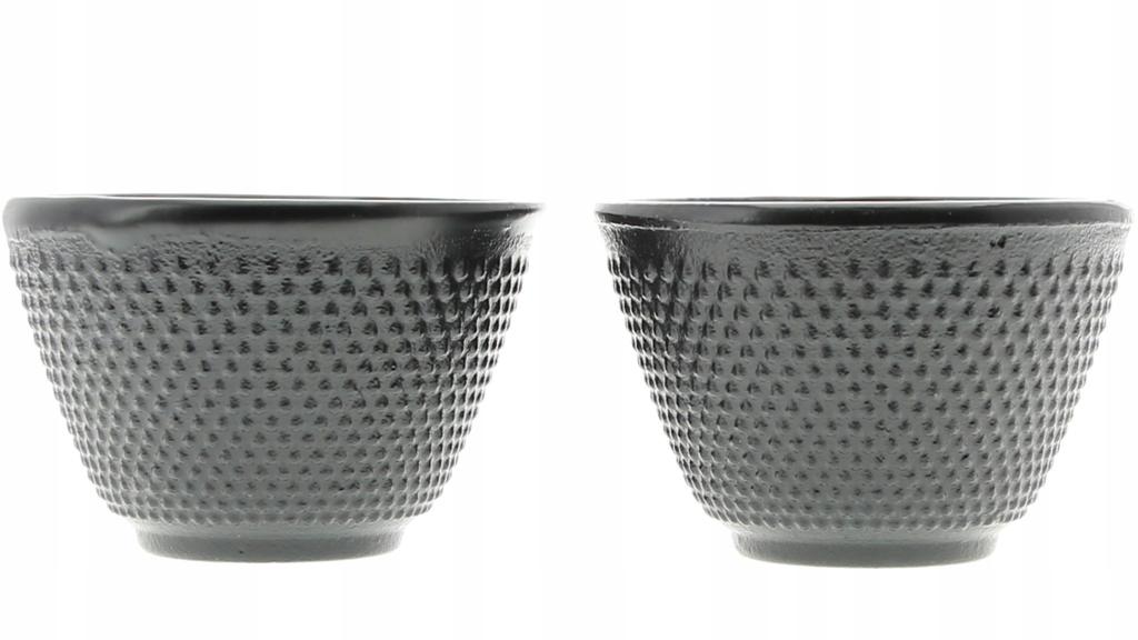 CAST IRON CUPS 2x CAST IRON CUPS FOR TEA AND INFUSIONS 100 ml ENAMELLED