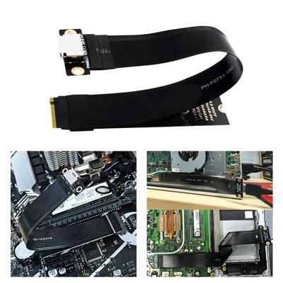 Удлинительный кабель M.2 NVMe to Oculink SFF-8611 SFF-8612 для чистой и эффективной настройки ПК с простой установкой