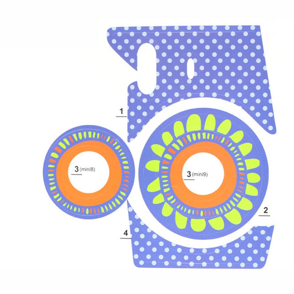 Для Instax Mini 8/9, наклейки с подсолнечником, защита для камеры Fujifilm Polaroid