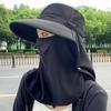 Солнцезащитная шляпа Высокоплотное плетение Защита от солнца UPF Блокировка УФ Широкие поля Рыбацкая шляпа