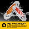 10PCS 6.5" Lights Marker LED Truck Trailer RV Oval Side Light Amber/Red/White