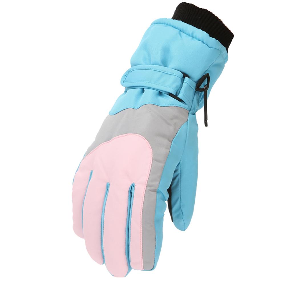 Children's Outdoor Ski Gloves Cycling Gloves Winter Mountaineering Warm Gloves Waterproof
