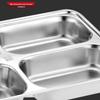 Chulu 201 Stainless Steel Rectangular Divided Plate