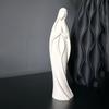 Minimalist Praying Virgin Mary Statue Catholic Virgin Mary Desktop Sculpture  Religious Setting