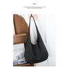 Genuine Leather Hobo Shoulder Bag Women Soft Water Bucket Tote Large Capacity Casual Style Magnetic