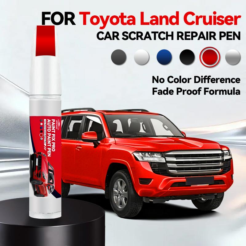 Car Paint Repair Pen For 1951-2025 Toyota Land Cruiser Paint Scratch Repair Accessories Black 202 Blue 8X0 White 040 089