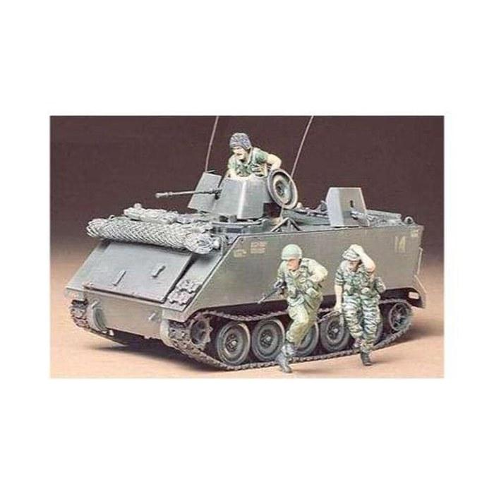 Tamiya 1/35 Military Miniature Series M113ACAV Armored Cavalry Assault Vehicle (Assembled Color) 34.93 x 20.02 x 5.41cm