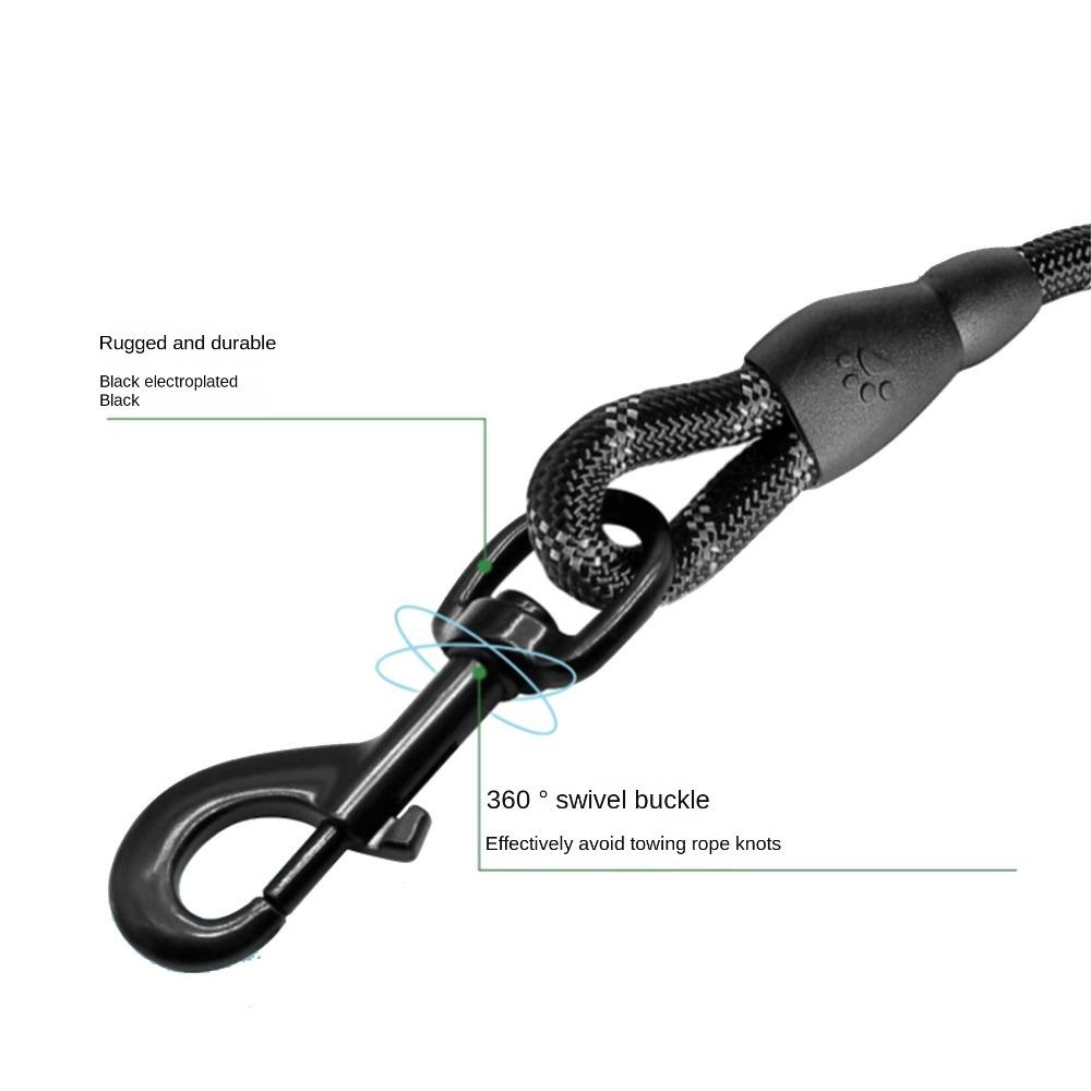 Мягкий тренировочный поводок для собаки Короткий светоотражающий поводок Поводок для собаки, чтобы следовать вплотную Собака